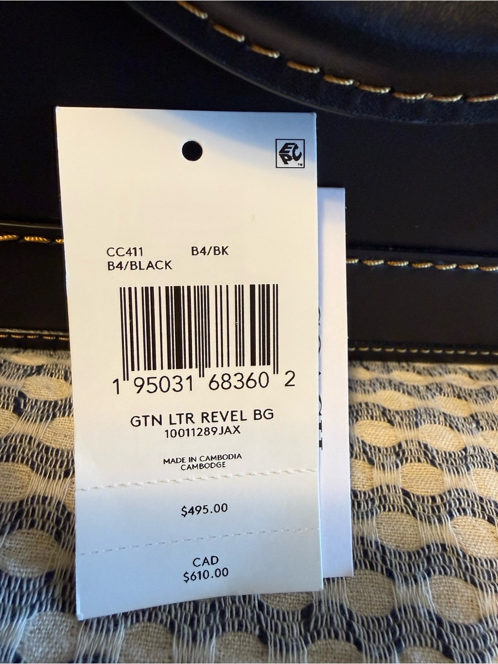 Coach Black Leather Revel Dome Satchel with Gold Hardware - Picture 8 of 8